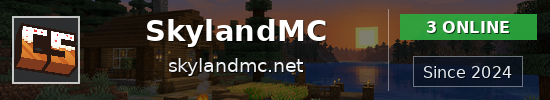 SkylandMC Minecraft server banner