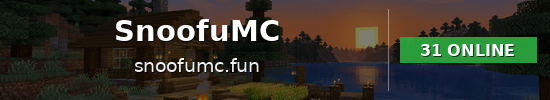 SnoofuMC Minecraft server banner