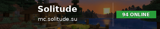 Solitude Minecraft server banner