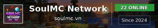 SoulMC Network Minecraft server banner