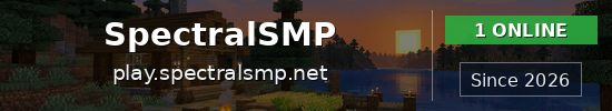 SpectralSMP Minecraft server banner