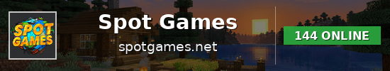 Spot Games Minecraft server banner