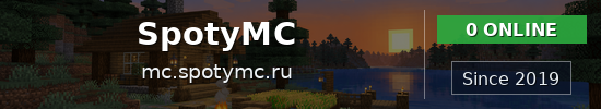SpotyMC Minecraft server banner