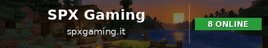 SPX Gaming Minecraft server banner
