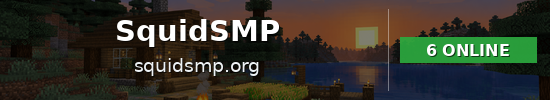 SquidSMP Minecraft server banner