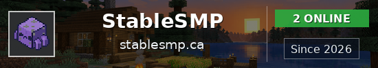 StableSMP Minecraft server banner