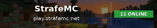 StrafeMC Minecraft server banner