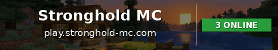 Stronghold MC Minecraft server banner
