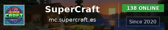 SuperCraft Minecraft Server IP: mc.supercraft.es | Players & Ping