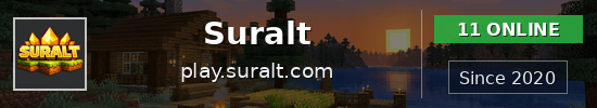 Suralt Minecraft server banner