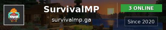 SurvivalMP Minecraft server banner