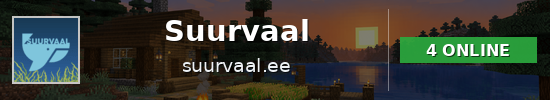 Suurvaal Minecraft server banner