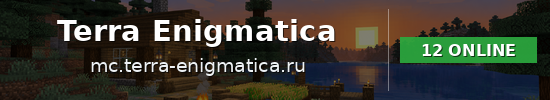 Terra Enigmatica Minecraft server banner