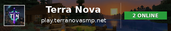 Terra Nova Minecraft server banner