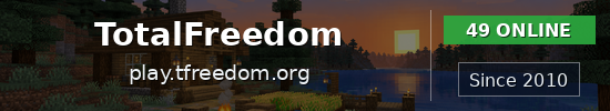 TotalFreedom Minecraft server banner