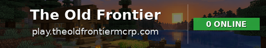 The Old Frontier Minecraft server banner