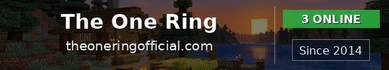 The One Ring Minecraft server banner