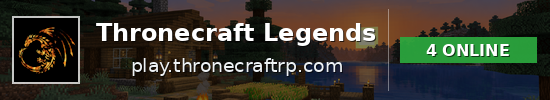Thronecraft Legends Minecraft server banner