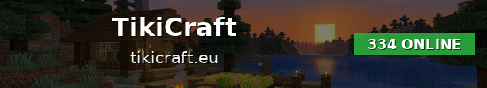 TikiCraft Minecraft server banner