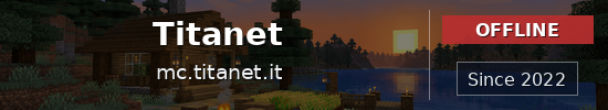 Titanet Minecraft server banner