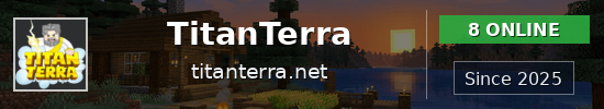 TitanTerra Minecraft server banner