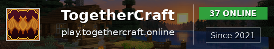 TogetherCraft Minecraft server banner