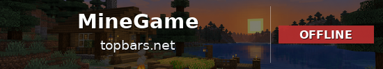 MineGame Minecraft server banner