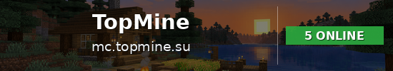 TopMine Minecraft server banner