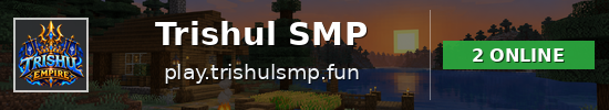 Trishul SMP Minecraft server banner