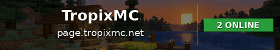 TropixMC Minecraft server banner