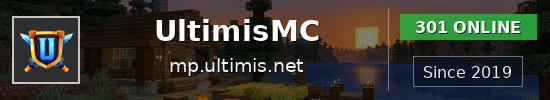 UltimisMC Minecraft server banner