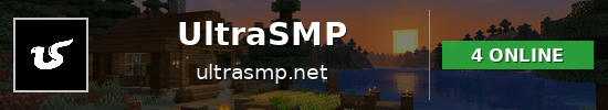 UltraSMP Minecraft server banner