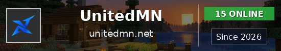 UnitedMN Minecraft server banner