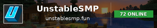 UnstableSMP Minecraft server banner