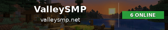 ValleySMP Minecraft server banner