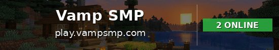 Vamp SMP Minecraft server banner