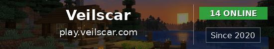 Veilscar Minecraft server banner