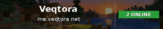 Veqtora Minecraft server banner