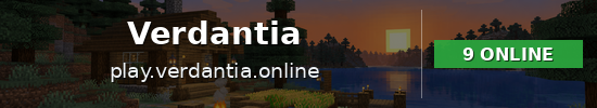 Verdantia Minecraft server banner