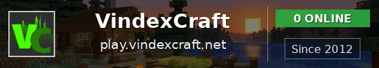 VindexCraft Minecraft server banner