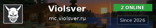 Violsver Minecraft server banner