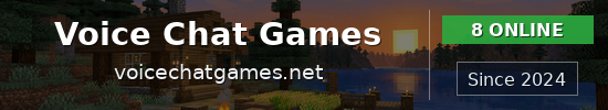 Voice Chat Games Minecraft server banner