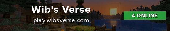 Wib's Verse Minecraft server banner