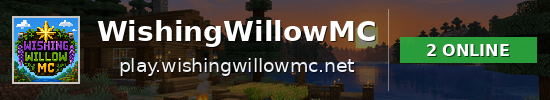 WishingWillowMC Minecraft server banner