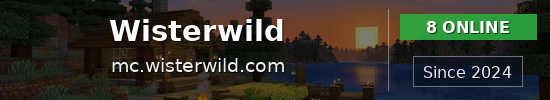 Wisterwild Minecraft server banner