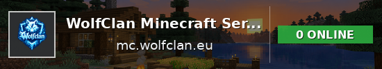 WolfClan Minecraft Server Minecraft server banner