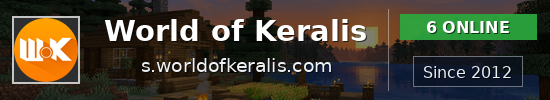 World of Keralis Minecraft server banner