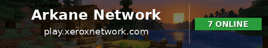 Arkane Network Minecraft server banner