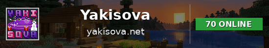 Yakisova Minecraft server banner