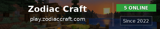 Zodiac Craft Minecraft server banner